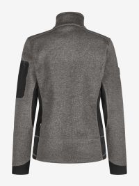 Damen Fleecejacke Marieke anthrazit-schwarz